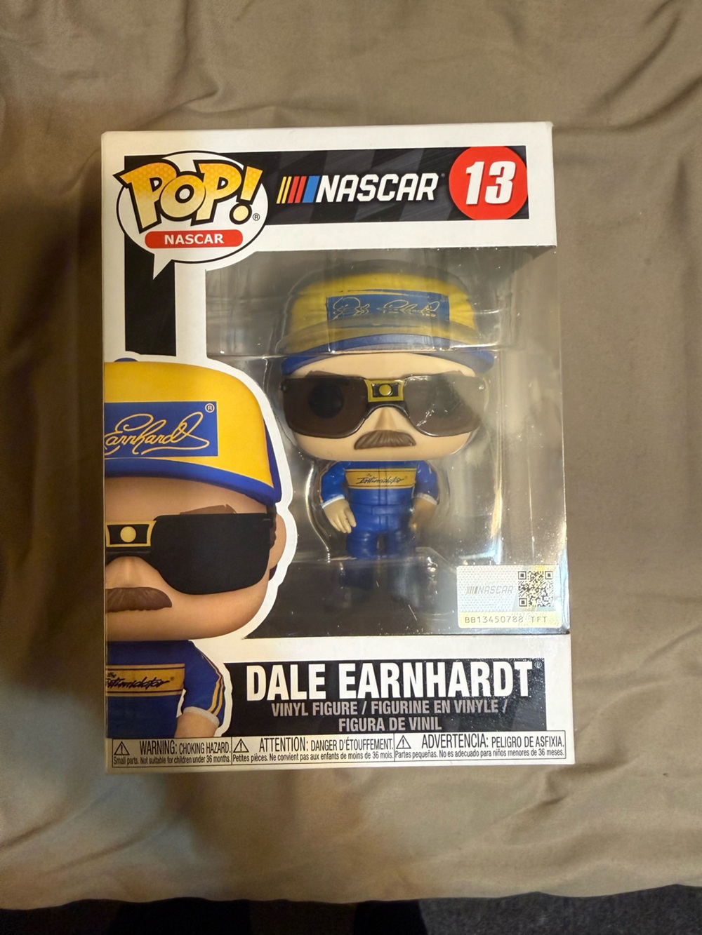 Funko POP! Dale Earnhardt Vinyl Figure - Blue & Yellow